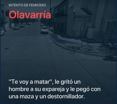 Brutal ataque a una mujer en Olavarría: su expareja la golpeó con una maza y le clavó un destornillador en el cuello