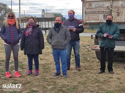 Moccero visitó el barrio de Boca en tiempos de campaña