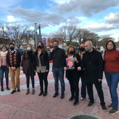 Una delegación suarense acompañó la visita de Santilli y Rodríguez Larreta a Bahía Banca