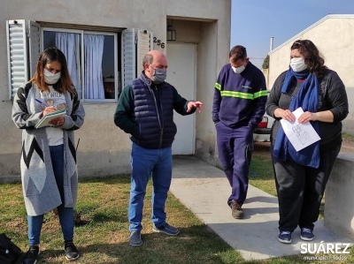 Moccero se reunió con vecinos y vecinas de barrio San Cayetano