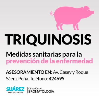 Triquinosis:  medidas sanitarias para la prevención de la enfermedad