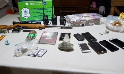 Secuestran droga, más de un millón de pesos y un arma en Tornquist