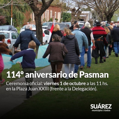 114º aniversario de Pasman