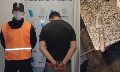 Fue preso por apuñalar a un policía en el pecho y degollar a un perro