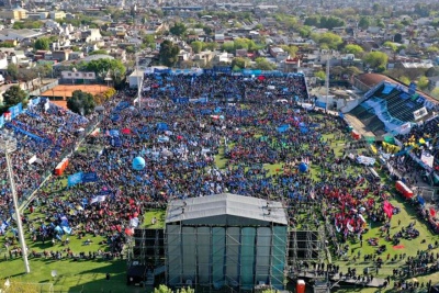 La insólita explicación del Movimiento Evita sobre la masiva convocatoria del acto en Nueva Chicago