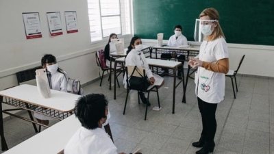 Ya no se aislarán burbujas en escuelas bonaerenses ante caso sospechoso de covid