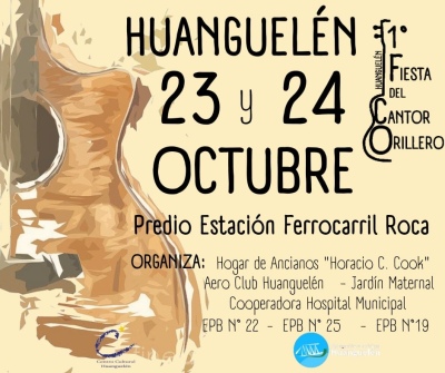 Huanguelén: Primer Festival del Cantor Orillero