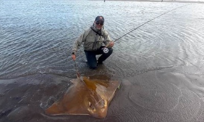 Un pescador de Oriente capturó a un “chucho” gigante