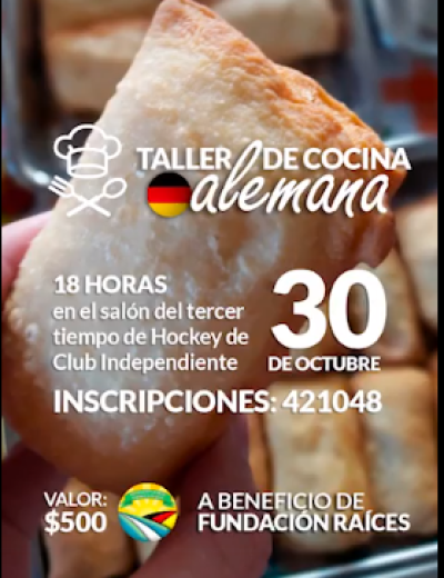 Taller de cocina alemana en Pueblo San José