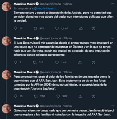 Duro comunicado: Mauricio Macri explicó por qué no se presentará a declarar