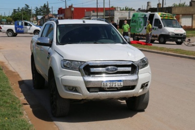 Murió un hombre al ser embestido por una camioneta