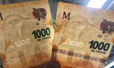 Alerta por suba de billetes falsos de 1.000 y 500 pesos