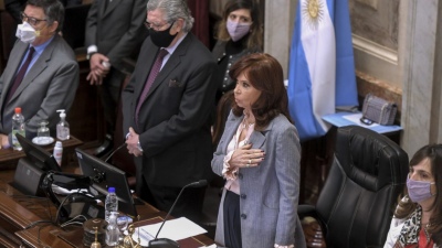 Cristina Fernández de Kirchner ya no tiene quórum en el Senado