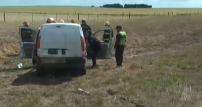 La policía accidentada ayer fue derivada a Bahía Blanca