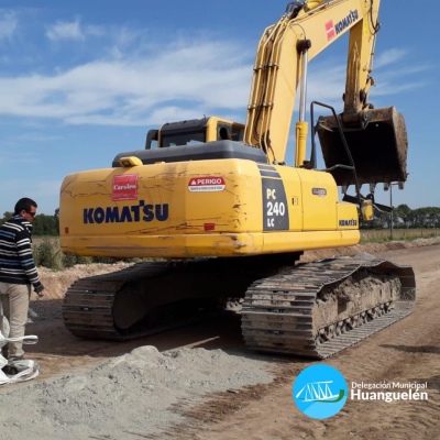 Avanza lentamente el estabilizado del camino a Huanguelén por Primavera