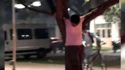 Un joven apareció crucificado en un árbol tras una fiesta de egresados en Rosario