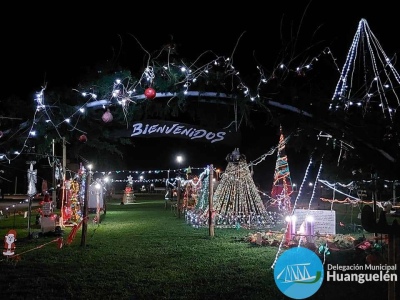 Huanguelén inauguró el Paseo Navideño