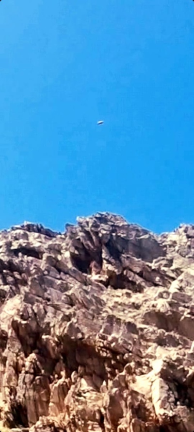 Sierra de la Ventana: Turistas registraron la presencia de un ovni en la Garganta del Diablo