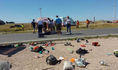 Choque múltiple en la Ruta 3: hay heridos