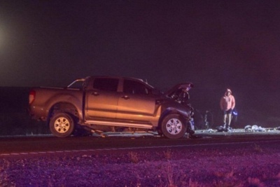 Una familia entera murió en choque frontal sobre la Ruta Nacional Nº 3