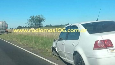 Accidente sin consecuencias en Ruta 65