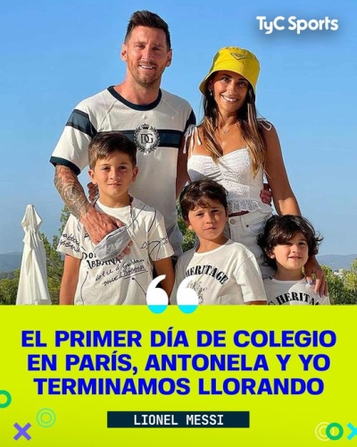 El crudo relato de Messi sobre su primer año en el PSG: "Fue difícil, Antonela y yo terminamos llorando cuando..."