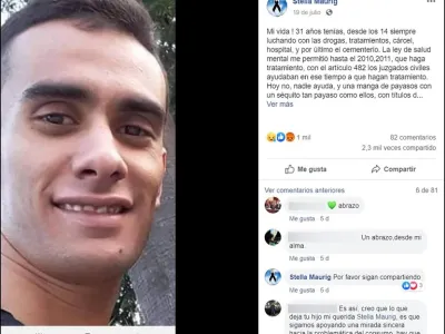 “Las drogas tiene 3 caminos: la cárcel, el hospital y el cementerio”: la advertencia de la madre de un adicto q se suicidó