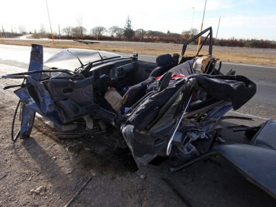 Terrible accidente en el acceso a Mendoza: lo chocó de atrás un Audi y está muy grave