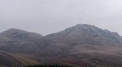 Comarca Serrana: Viernes y sábado con leve nevada en los cerros