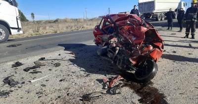 Una mujer falleció tras chocar con un camión en Ruta 226, en Olavarría