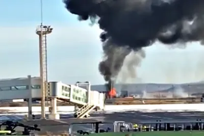 Se estrelló un avión sanitario en el aeropuerto de Río Grande: hay cuatro muertos