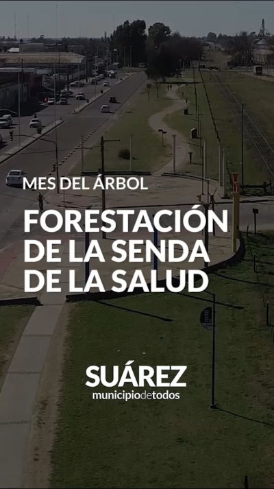 #Mesdelárbol: proyecto de forestación sobre la Senda de la Salud