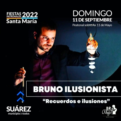 Recuerdos e ilusiones: el show del ilusionista Bruno Rossetti se presentará en Santa María