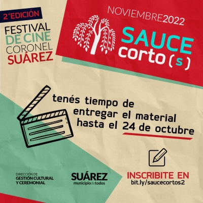 2° festival de cine de Coronel Suárez “Sauce Corto(s)”