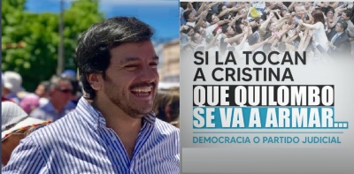 Flavio Tolerancia Diez y la doble vara frente al “si la tocan a Cristina que quilombo se va a armar”