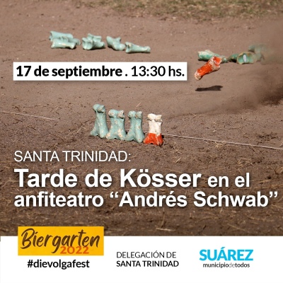 Santa Trinidad: tarde de kösser en el anfiteatro municipal