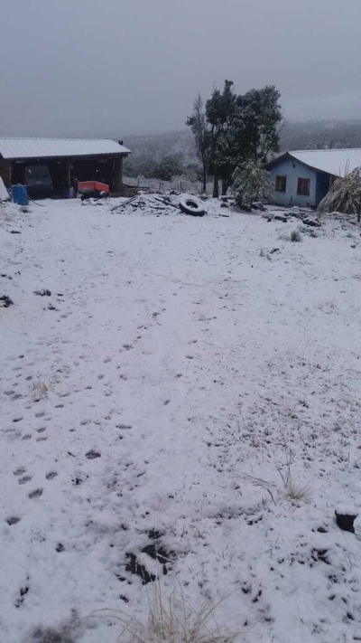 Sorpresa en el Día de la Primavera: cayó nieve en las sierras de Córdoba