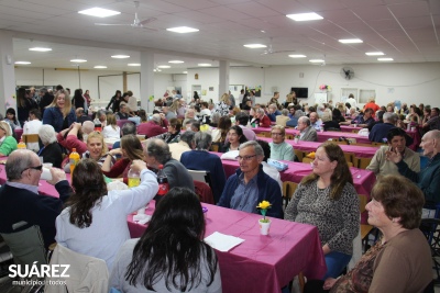 Inauguraron la obra del techo en el quincho del Hogar de Ancianos "Domingo Goñi"