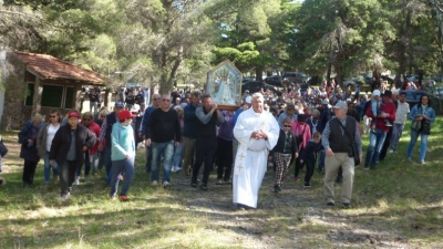 Saavedra: miles de fieles se reencontraron con la Virgen en la Ermita