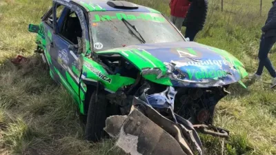 Impactante vuelco de Benjamín Pereyra en el Rally de Coronel Pringles