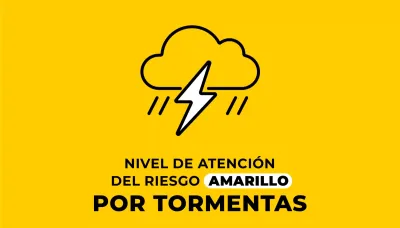 Alerta amarillo por tormenta