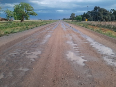 Preocupa el mal estado del camino entre Primavera y Huanguelén