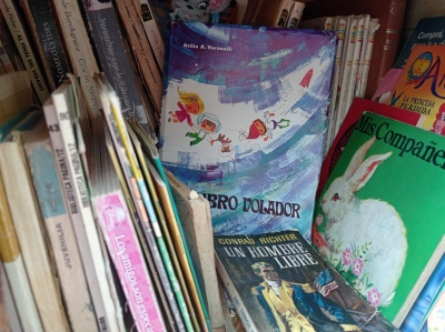 Nuevos libros y revistas en la casita de lectura de Plaza Lainez