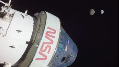 Una pareja espacial: la NASA compartió una fotografía de la Tierra y la Luna que nunca había sido vista