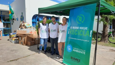 El jardín Hijitus cuenta con su corazón solidario para tapitas plásticas