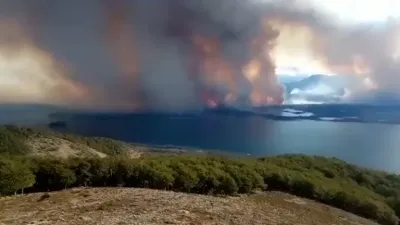 Incendio forestal sin control en Tierra del Fuego: ya se perdieron cerca de 5 mil hectáreas de bosques