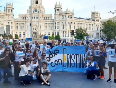 Argentinos en Europa marcharán en Madrid en apoyo a Cristina Kirchner tras la condena