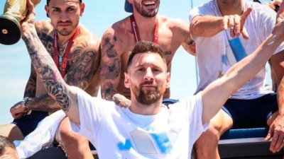 El visceral mensaje de Messi tras la locura de la caravana: "Con lo bueno y lo malo..."