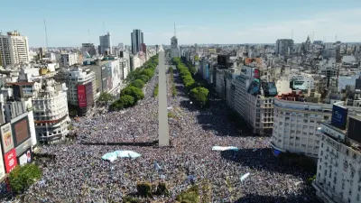 El fútbol anuló la grieta, el milagro de la manifestación más grande de nuestra historia