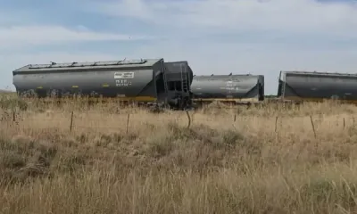 Descarriló un tren de cargas cerca de Suárez